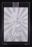 Silver Starburst Mickey | Disney | Original Art Sketch Card by Scott Cook (9/10 Original Art) at PristineAuction.com