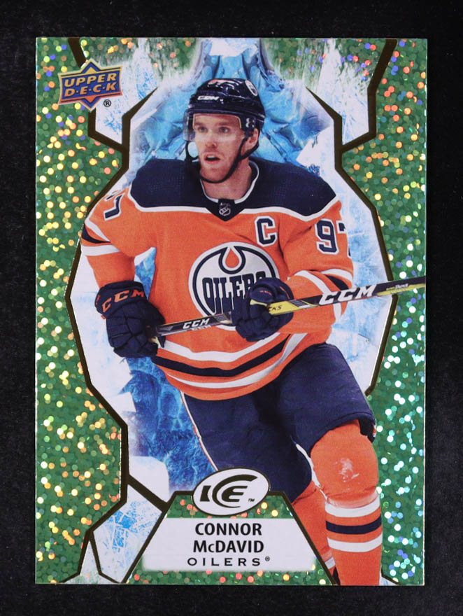 Connor McDavid 2021-22 Upper Deck Ice Green #20 at PristineAuction.com Connor McDavid 2021-22 Upper Deck Ice Green #20 at PristineAuction.com