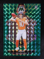 Bo Nix 2024 Panini Prizm Mosaic Green #312 RC at PristineAuction.com