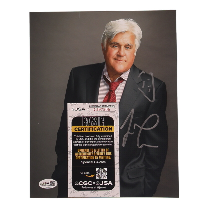 Jay Leno Signed 8x10 Photo (JSA) at PristineAuction.com Jay Leno Signed 8x10 Photo (JSA) at PristineAuction.com