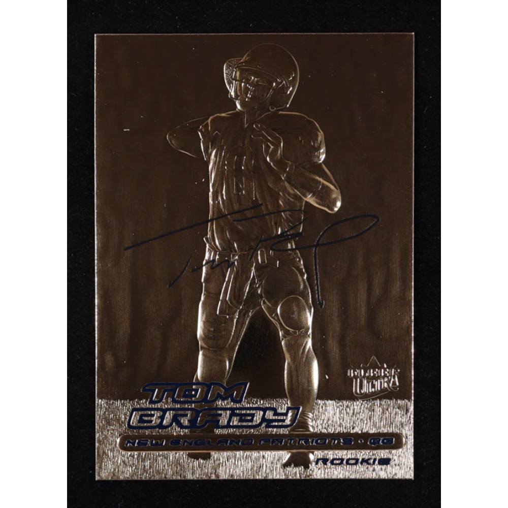 Tom Brady 2000 Fleer Ultra 23KT Gold RC at PristineAuction.com