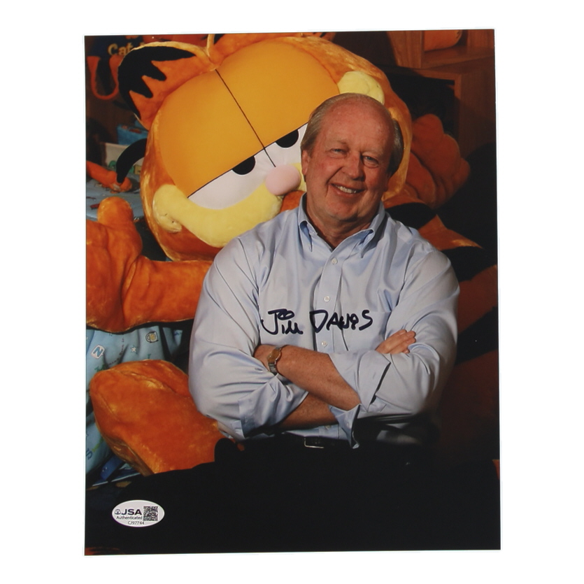 Jim Davis Signed "Garfield" 8x10 Photo (JSA) at PristineAuction.com Jim Davis Signed "Garfield" 8x10 Photo (JSA) at PristineAuction.com