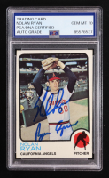 Nolan Ryan Signed 1973 Topps Inscribed "Ryan Express" #220 (PSA | Autograph Graded PSA 10) at PristineAuction.com
