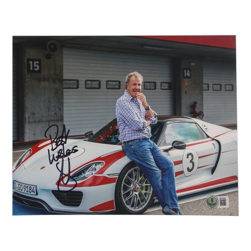 Jeremy Clarkson Signed "Top Gear" 8x10 Photo Inscribed "Best Wishes" (Beckett) at PristineAuction.com Jeremy Clarkson Signed "Top Gear" 8x10 Photo Inscribed "Best Wishes" (Beckett) at PristineAuction.com