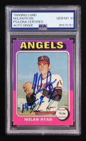 Nolan Ryan Signed 1975 Topps #500 Inscribed "1975 K King" (PSA | Auto 10) at PristineAuction.com