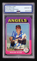 Nolan Ryan Signed 1975 Topps #500 Inscribed "1975 K King" (PSA | Auto 10) at PristineAuction.com