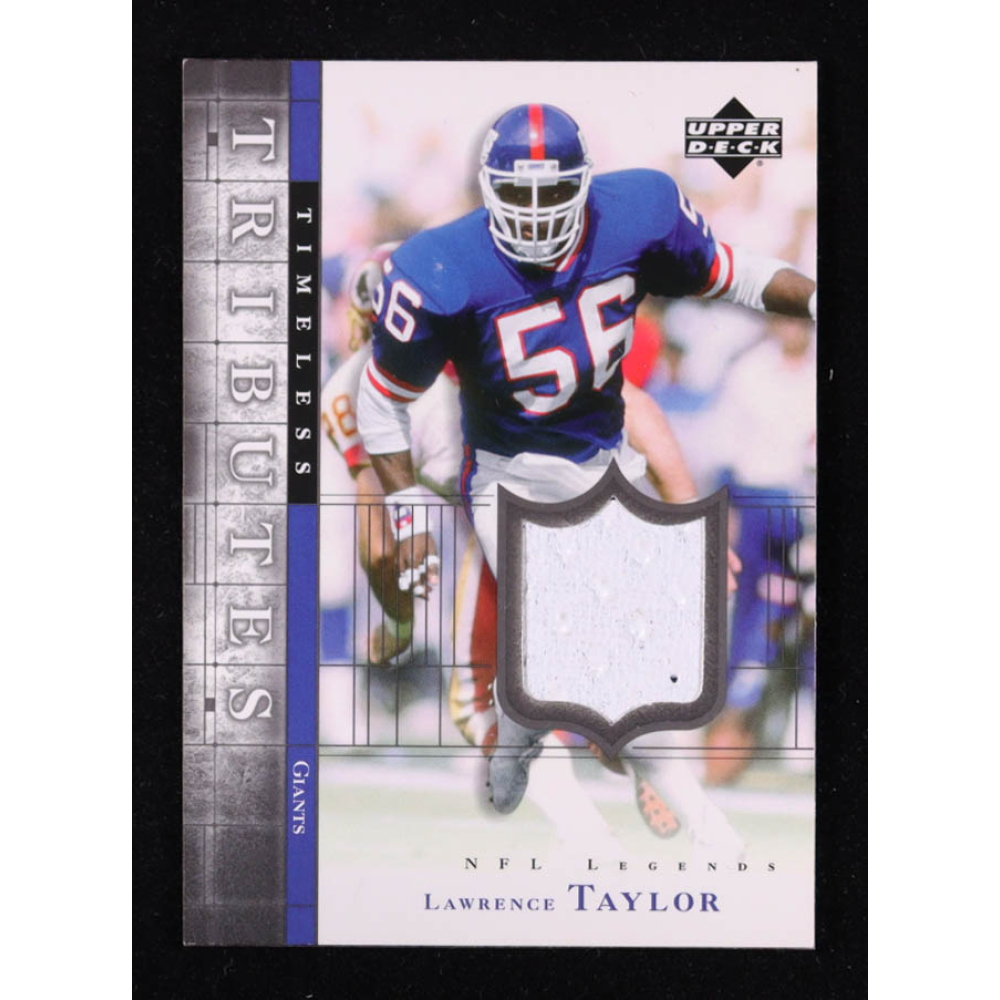 Lawrence Taylor 2001 Upper Deck Legends Timeless Tributes Jersey #TTLT at PristineAuction.com