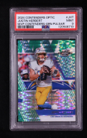 Justin Herbert 2024 Panini Contenders Optic MVP Contenders Green Pulsar #20 #02/30 (PSA 9) at PristineAuction.com