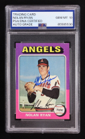Nolan Ryan Signed 1975 Topps Mini #500 (PSA | Autograph Graded PSA 10) at PristineAuction.com