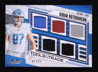 Aidan Hutchinson 2023 Absolute Tools of the Trade Five Materials #2 #41/75 at PristineAuction.com