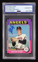 Nolan Ryan Signed 1975 Topps Mini #500 (PSA | Autograph Graded PSA 10) at PristineAuction.com