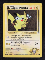 Lt. Surge's Pikachu 2000 Pokemon Gym Heroes Unlimited #81 at PristineAuction.com