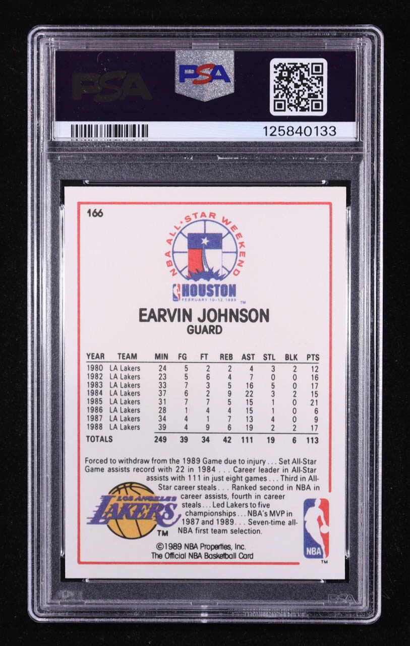 Magic Johnson 1989-90 Hoops #166 AS (PSA 10) at PristineAuction.com Magic Johnson 1989-90 Hoops #166 AS (PSA 10) at PristineAuction.com