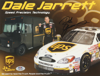 Dale Jarret Signed 2003 NASCAR Promotional Picture Bio Jumbo Card (PSA) at PristineAuction.com