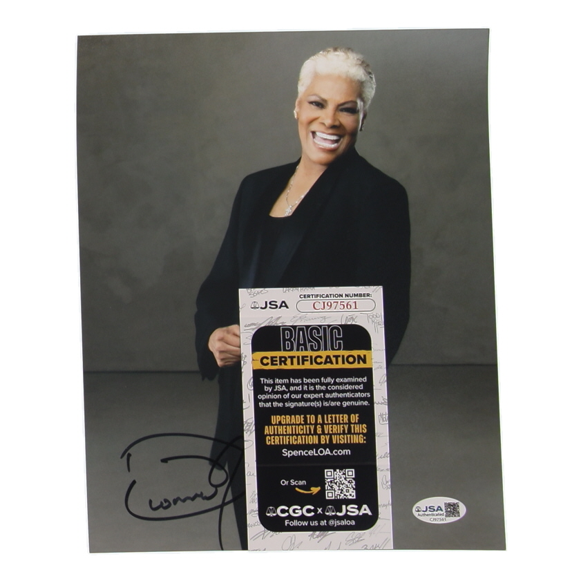 Dionne Warwick Signed 8x10 Photo (JSA) at PristineAuction.com Dionne Warwick Signed 8x10 Photo (JSA) at PristineAuction.com