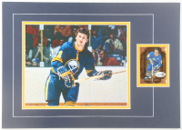 Gilbert Perreault Signed 12x17 Custom Matted Sports Card Display with Photo (JSA) at PristineAuction.com