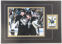 Ryan Whitney Signed 12x17 Custom Matted Sports Card Display with Photo (JSA) at PristineAuction.com
