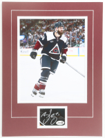 Brent Burns Signed Avalanche Custom Matted Cut Display with Photo (JSA) at PristineAuction.com