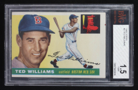 Ted Williams 1955 Topps #2 (BVG 1.5) at PristineAuction.com