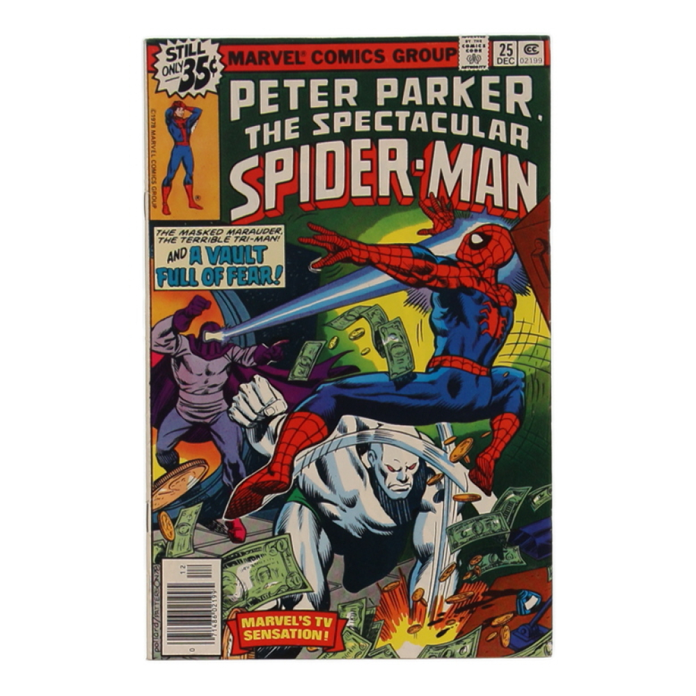 1978 "The Spectacular Spider-Man" Issue #25 Marvel Comic Book at PristineAuction.com