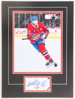 Noah Dobson Signed Canadiens Custom Matted Cut Display with Photo (JSA) at PristineAuction.com