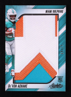 De'Von Achane 2023 Absolute Jumbo Jersey Number #10 #13/49 RC at PristineAuction.com