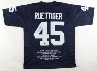 Rudy Ruettiger Signed Career Highlight Stat Jersey (Beckett) at PristineAuction.com