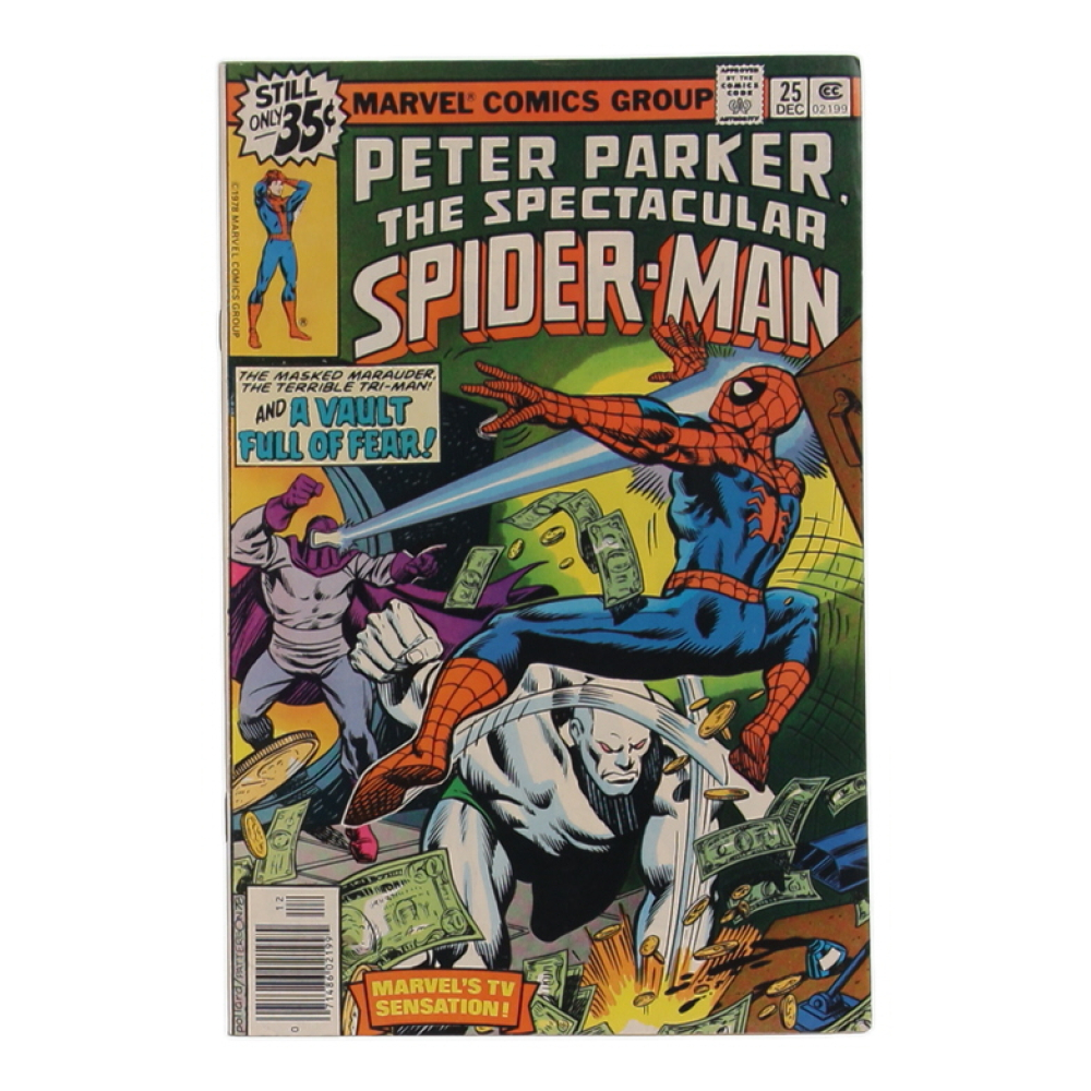 1978 "The Spectacular Spider-Man" Issue #25 Marvel Comic Book at PristineAuction.com