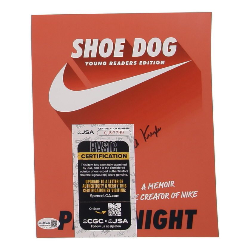 Phil Knight Signed 8x10 Poster (JSA) at PristineAuction.com Phil Knight Signed 8x10 Poster (JSA) at PristineAuction.com