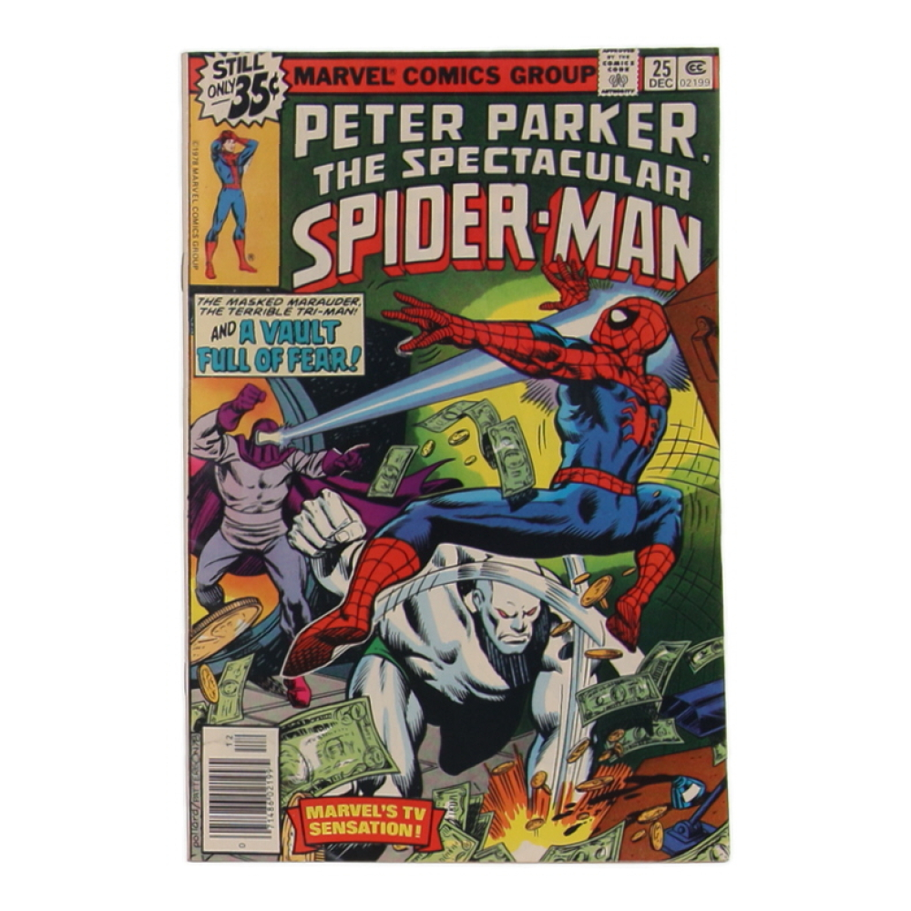 1978 "The Spectacular Spider-Man" Issue #25 Marvel Comic Book at PristineAuction.com