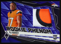 RJ Harvey 2025 Panini Phoenix Rookie Phenom Jerseys Blue #29 #117/199 RC at PristineAuction.com