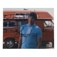 Jon Gries Signed "Napoleon Dynamite" 8x10 Photo Inscribed "Your Grandma Took A Spill At The Sand Dunes...Broke Her Cocyx!!-Rico" (Beckett) at PristineAuction.com