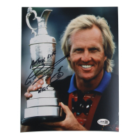 Greg Norman Signed 8x10 Photo Inscribed "2k25" & "Attack Life" with Hand-Drawn Sketch (JSA) at PristineAuction.com