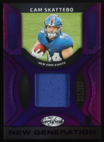 Cam Skattebo 2025 Certified New Generation Jerseys Mirror Purple #4 #302/399 RC at PristineAuction.com