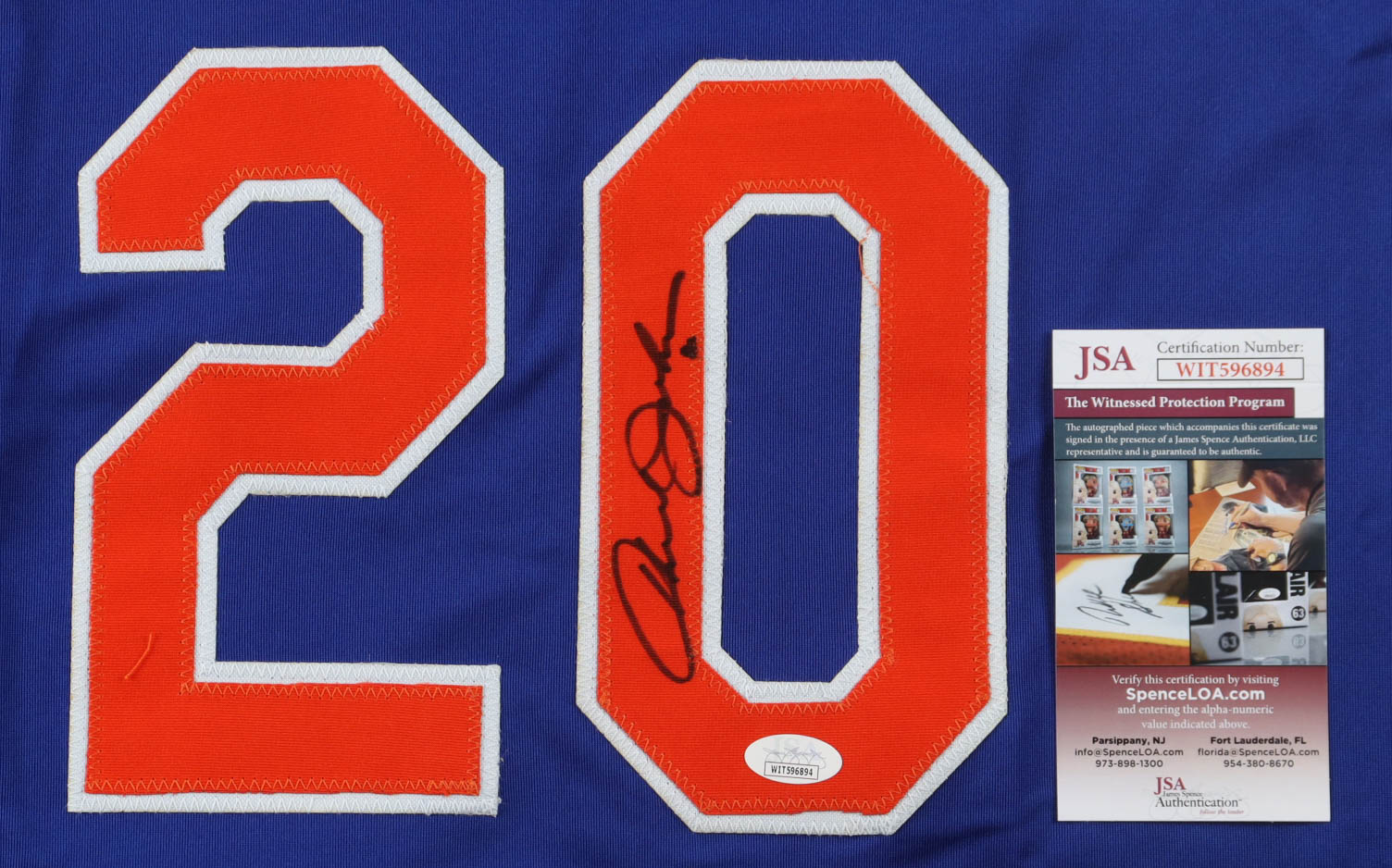 Howard Johnson Signed Jersey (JSA) at PristineAuction.com Howard Johnson Signed Jersey (JSA) at PristineAuction.com