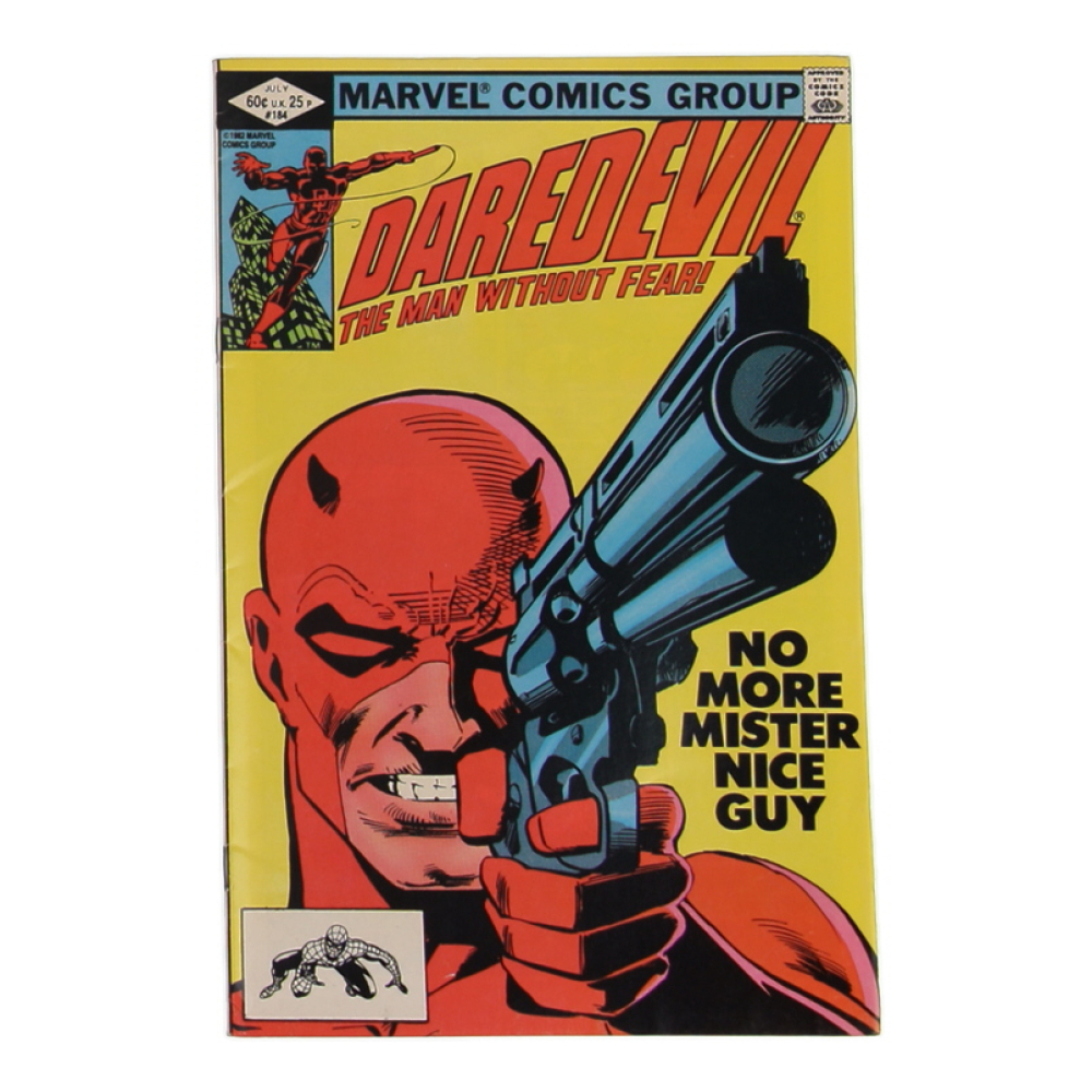 1982 "Daredevil" Issue #184 Marvel Comic Book at PristineAuction.com