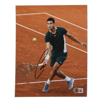 Carlos Alcaraz Signed 8x10 Photo (Beckett) at PristineAuction.com