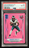 Saquon Barkley 2025 Elite FOTL Pink #52 #05/15 (PSA 8) at PristineAuction.com