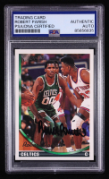 Robert Parish Signed 1993 Topps Gold #142 (PSA) at PristineAuction.com