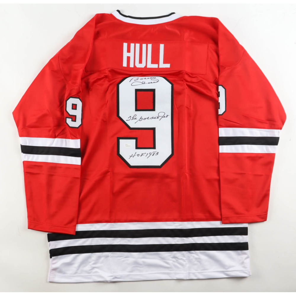 Bobby Hull Signed Jersey Inscribed "The Golden Jet" & "HOF 1983" (JSA) at PristineAuction.com