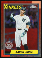 Aaron Judge 2025 Topps Chrome Logofractor '90 Topps #90CB11 at PristineAuction.com