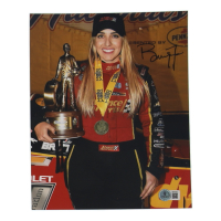 Brittany Force Signed NHRA 8x10 Photo (Beckett) at PristineAuction.com