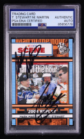 Tony Stewart / Mark Martin Signed 2005 Press Pass Nascar Scene #83 (PSA) at PristineAuction.com