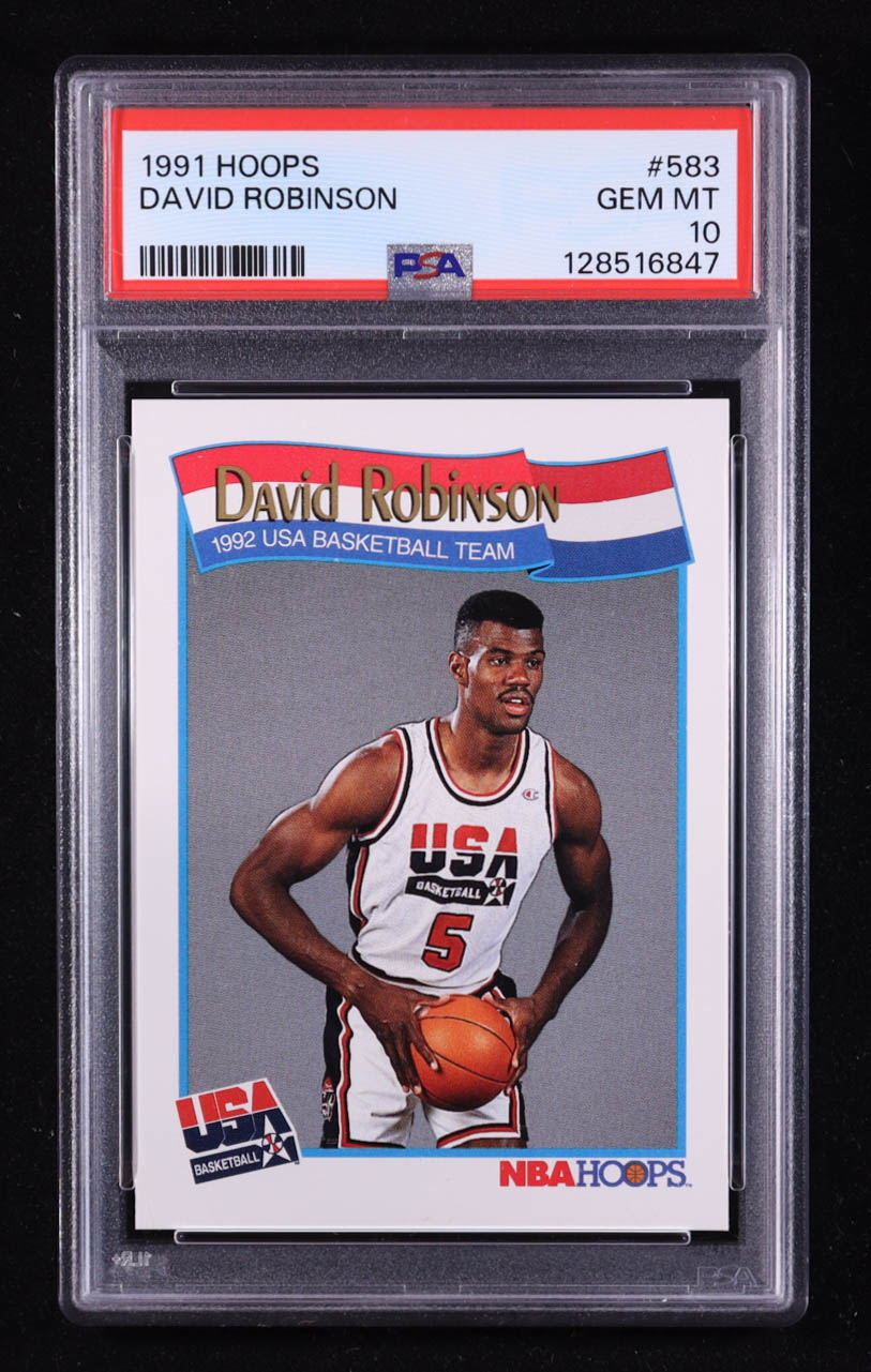 David Robinson 1991-92 Hoops #583 USA (PSA 10) at PristineAuction.com David Robinson 1991-92 Hoops #583 USA (PSA 10) at PristineAuction.com