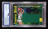 Larry Bird Signed 2007-08 Topps Finest Finest Moments #LB #81/299 (PSA | Auto 10) at PristineAuction.com
