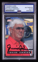 Junior Johnson Signed 1995 Finish Line #108 (PSA) at PristineAuction.com