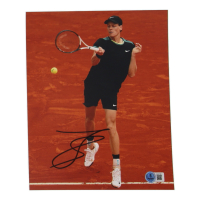 Jannik Sinner Signed 8x10 Photo (Beckett) at PristineAuction.com