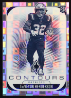 TreVeyon Henderson 2025 Panini Phoenix Contours Silver Pandora #22 #125/249 RC at PristineAuction.com