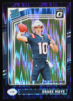 Drake Maye 2024 Donruss Optic Rated Rookie Purple Shock #229 RC at PristineAuction.com