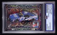 Kyle Larson Signed 2023 Panini Donruss Racing Under The Lights #UL-8 (PSA) at PristineAuction.com
